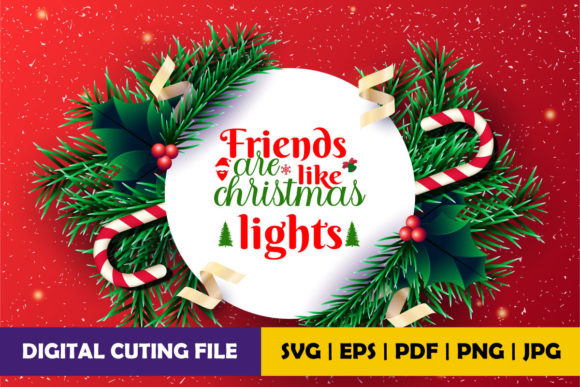 Friends Are Like Christmas Lights Embroidery Review