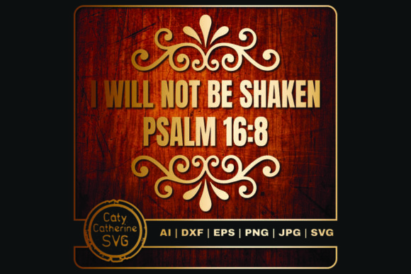 I Will Not Be Shaken Psalm 16 8 Embroidery Review