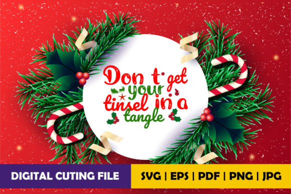 Review: Don t Get Your Tinsel in a Tangle Embroidery Design