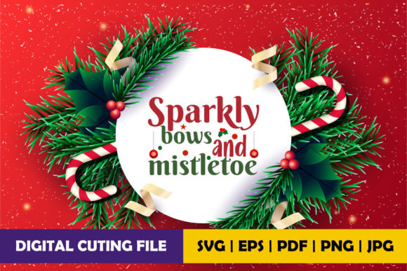 Sparkly Bows and Mistletoe Embroidery Review