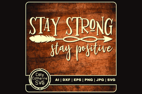 Stay Strong Stay Positive Embroidery Review