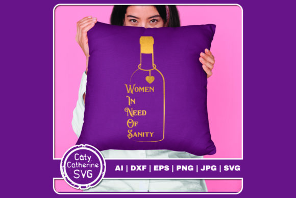 WINOS Women in Need of Sanity Funny Wine